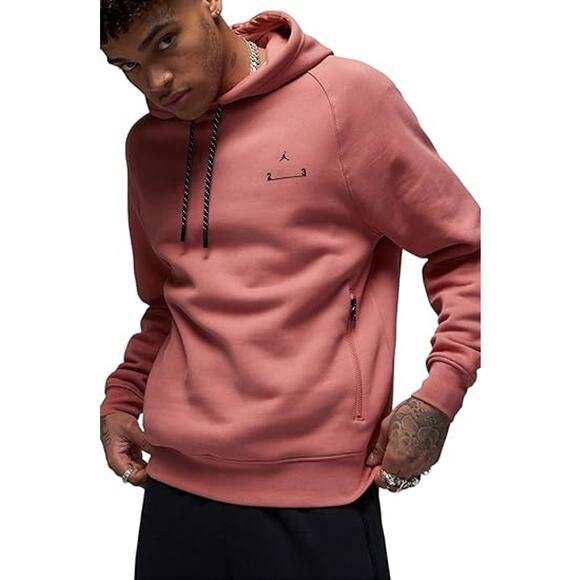 Jordan 23Engineered Canyon Pink Drawstring Hoodie | Men's XS - Picture 3 of 16